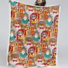 Lustige Gryffindor-Katze Decke - Fleecedecke