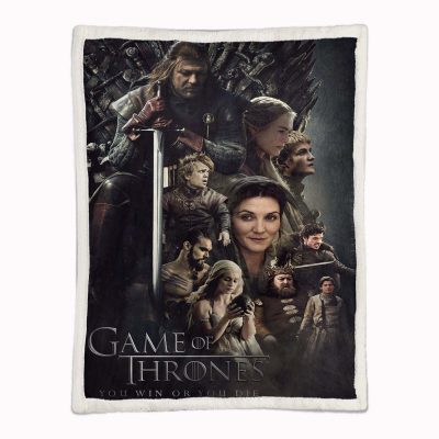 Alternative view of Game Of Thrones Alle Charaktere 04 Decke - Fleecedecke
