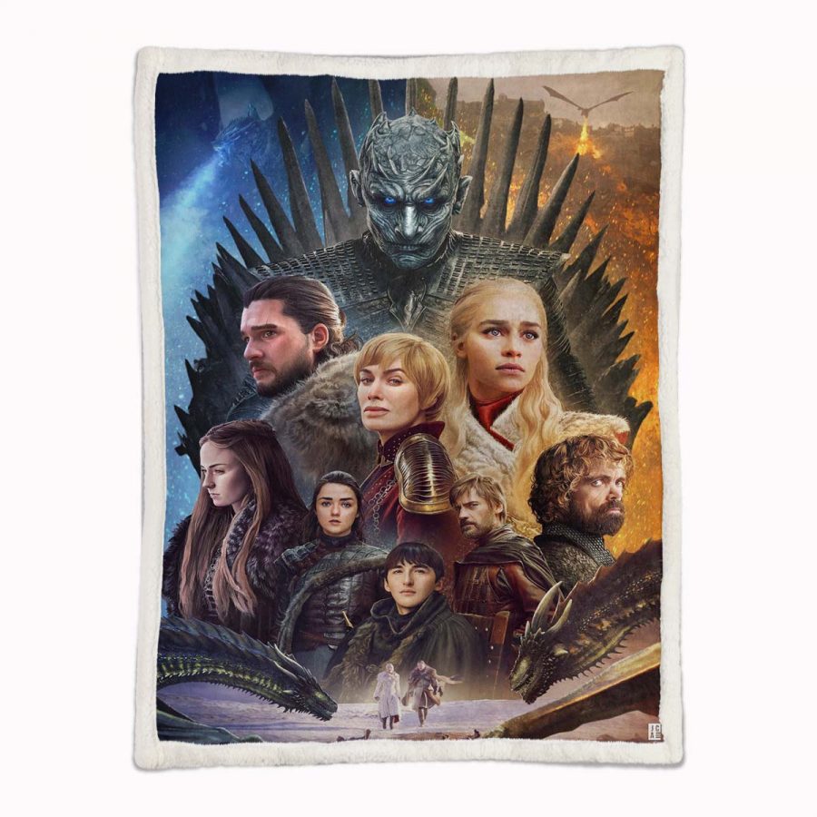 Game Of Thrones-Charakter „Winter Is Coming“ 05 Decke - Fleecedecke – Bild 2