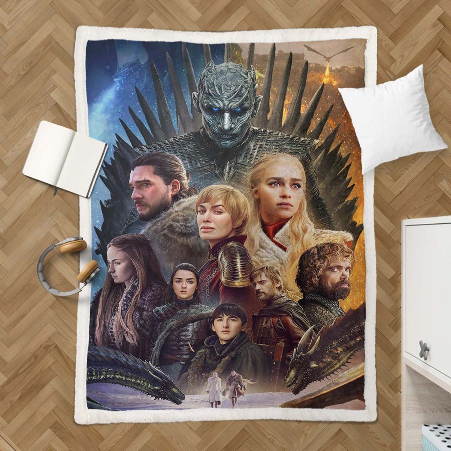 Game Of Thrones-Charakter „Winter Is Coming“ 05 Decke - Fleecedecke – Bild 3