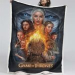 Game Of Thrones-Charakter „Winter Is Coming“ 06 Decke – Fleecedecke