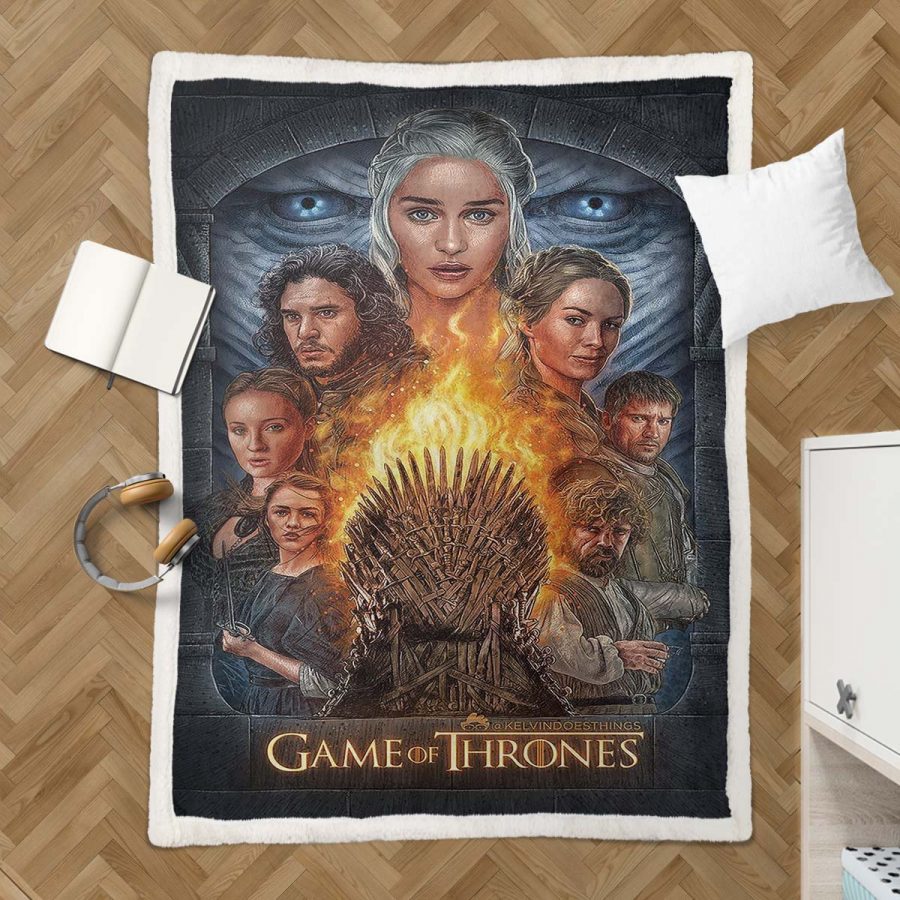 Game Of Thrones-Charakter „Winter Is Coming“ 06 Decke - Fleecedecke – Bild 3
