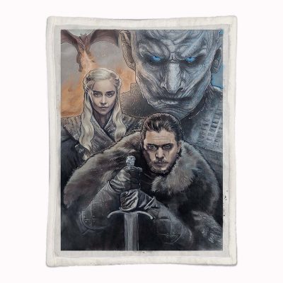 Alternative view of Game Of Thrones-Charakter „Winter Is Coming“ 07 Decke - Fleecedecke