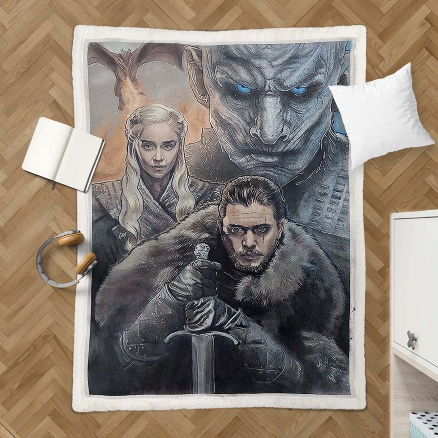 Game Of Thrones-Charakter „Winter Is Coming“ 07 Decke - Fleecedecke – Bild 3