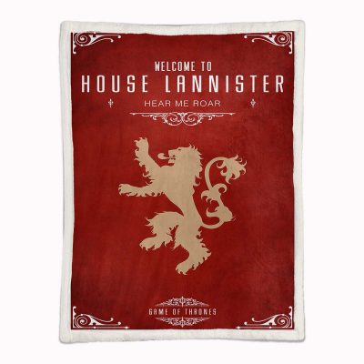 Alternative view of Game Of Thrones Haus Lannister Decke - Fleecedecke