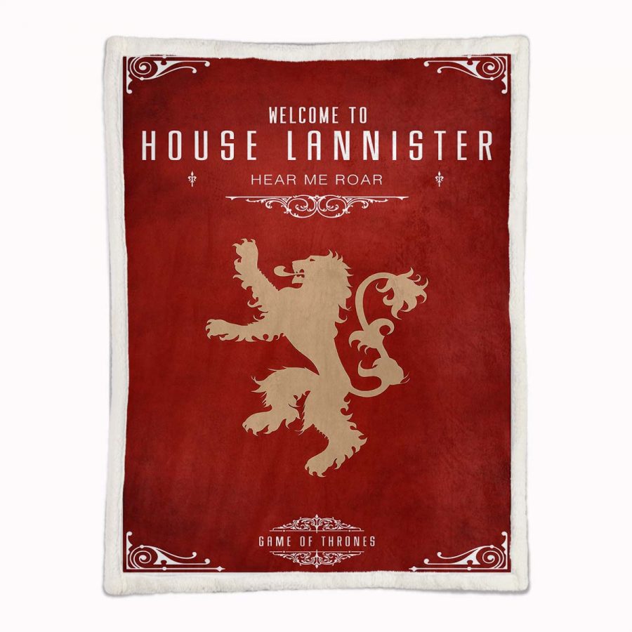 Game Of Thrones Haus Lannister Decke - Fleecedecke – Bild 2