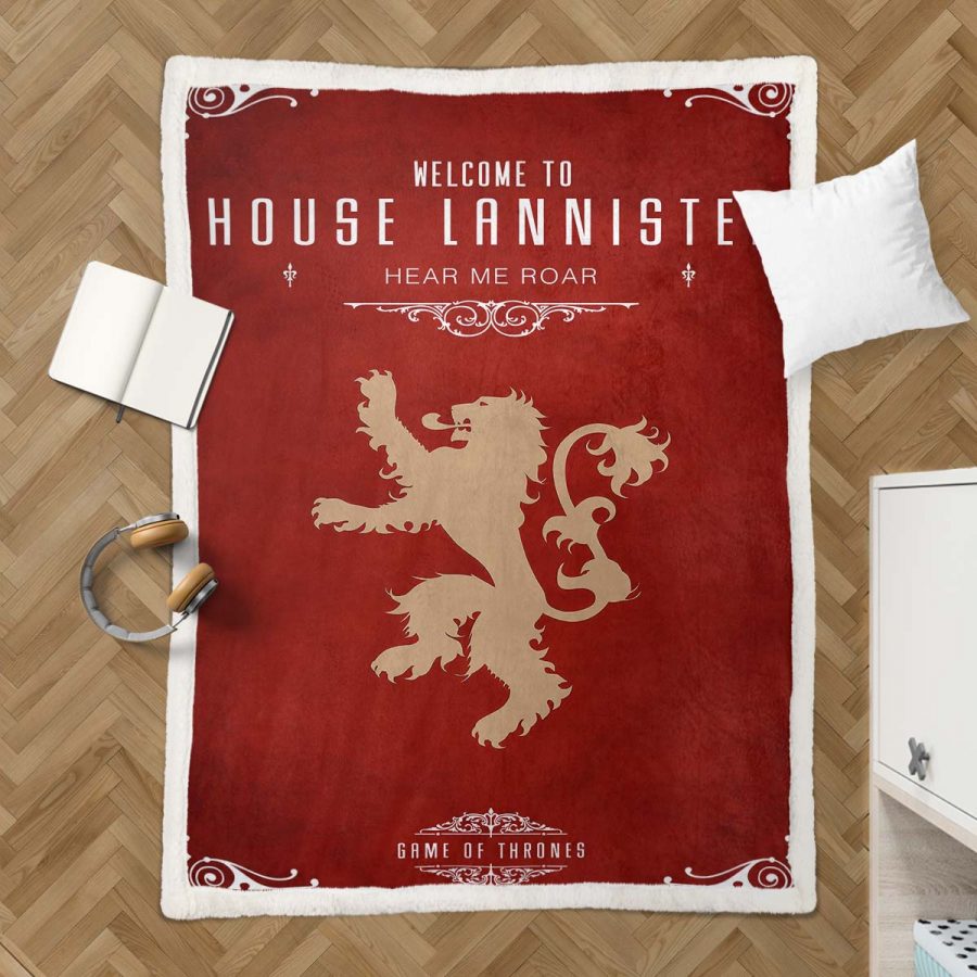 Game Of Thrones Haus Lannister Decke - Fleecedecke – Bild 3