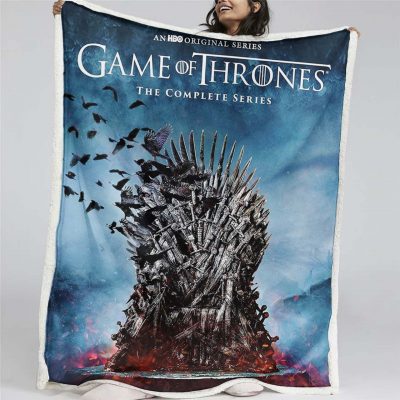 Game Of Thrones: Der Eiserne Thron 03 Decke - Fleecedecke