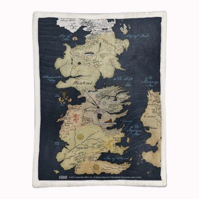 Alternative view of Game Of Thrones Karte 04 Decke - Fleecedecke