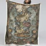 Game of Thrones Karte 01 Decke – Fleecedecke