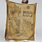 Game of Thrones Karte 02 Decke – Fleecedecke
