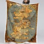 Game of Thrones Karte 03 Decke – Fleecedecke