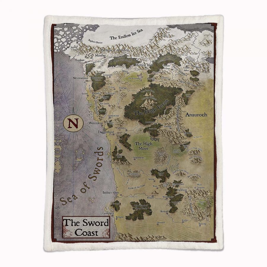Game of Thrones Karte 05 Decke - Fleecedecke – Bild 2