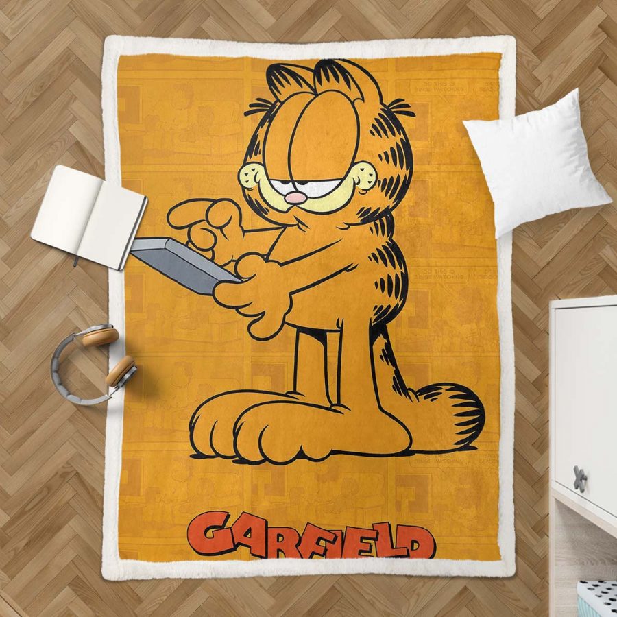 Garfield 02 Decke - Fleecedecke – Bild 3