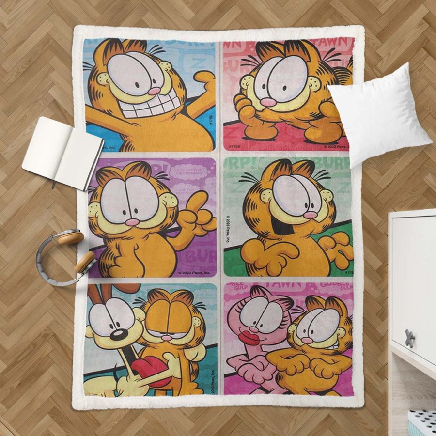 Garfield 07 Decke - Fleecedecke – Bild 3