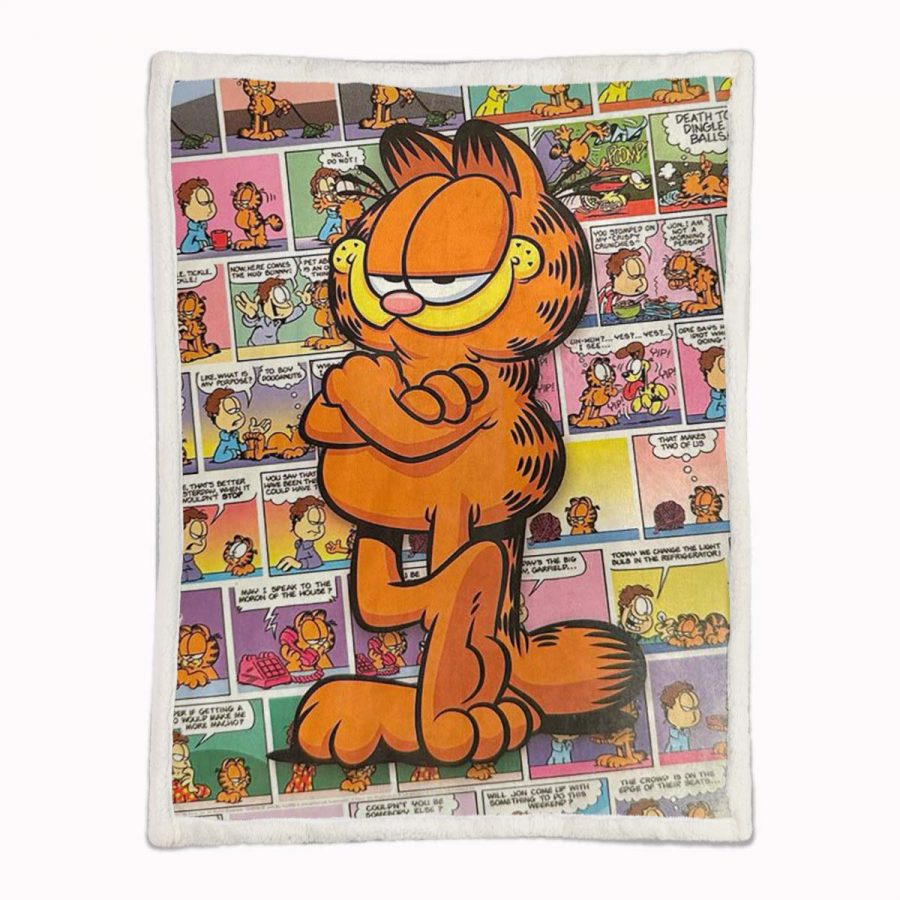 Garfield 08 Decke - Fleecedecke – Bild 2