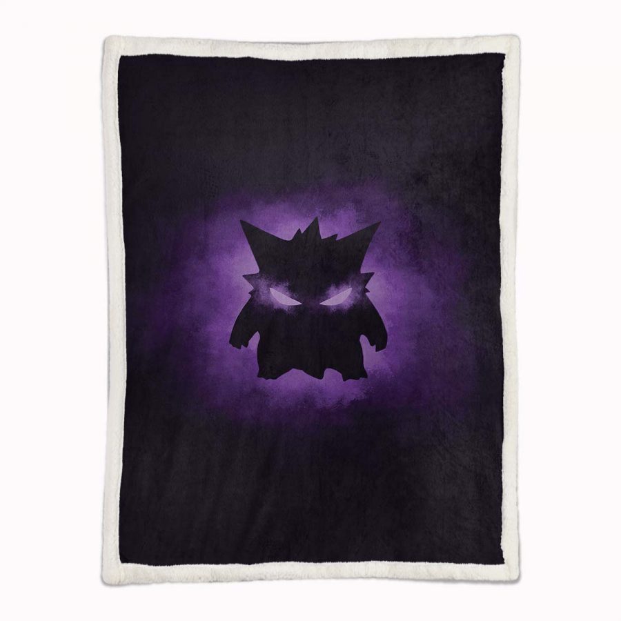 Pokémon Gengar 1001 Decke - Fleecedecke – Bild 2