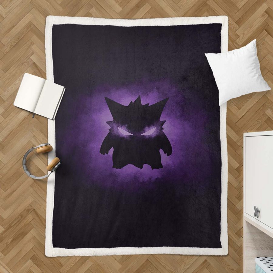 Pokémon Gengar 1001 Decke - Fleecedecke – Bild 3
