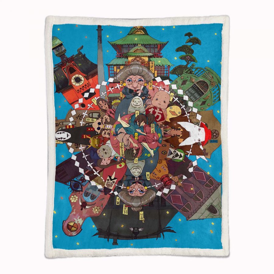 Ghibli Chihiros Reise ins Zauberland 05 Decke - Fleecedecke – Bild 2