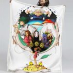 Ghibli Chihiros Reise ins Zauberland 1001 Decke – Fleecedecke