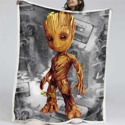 Marvel-Groot 02 Decke - Fleecedecke
