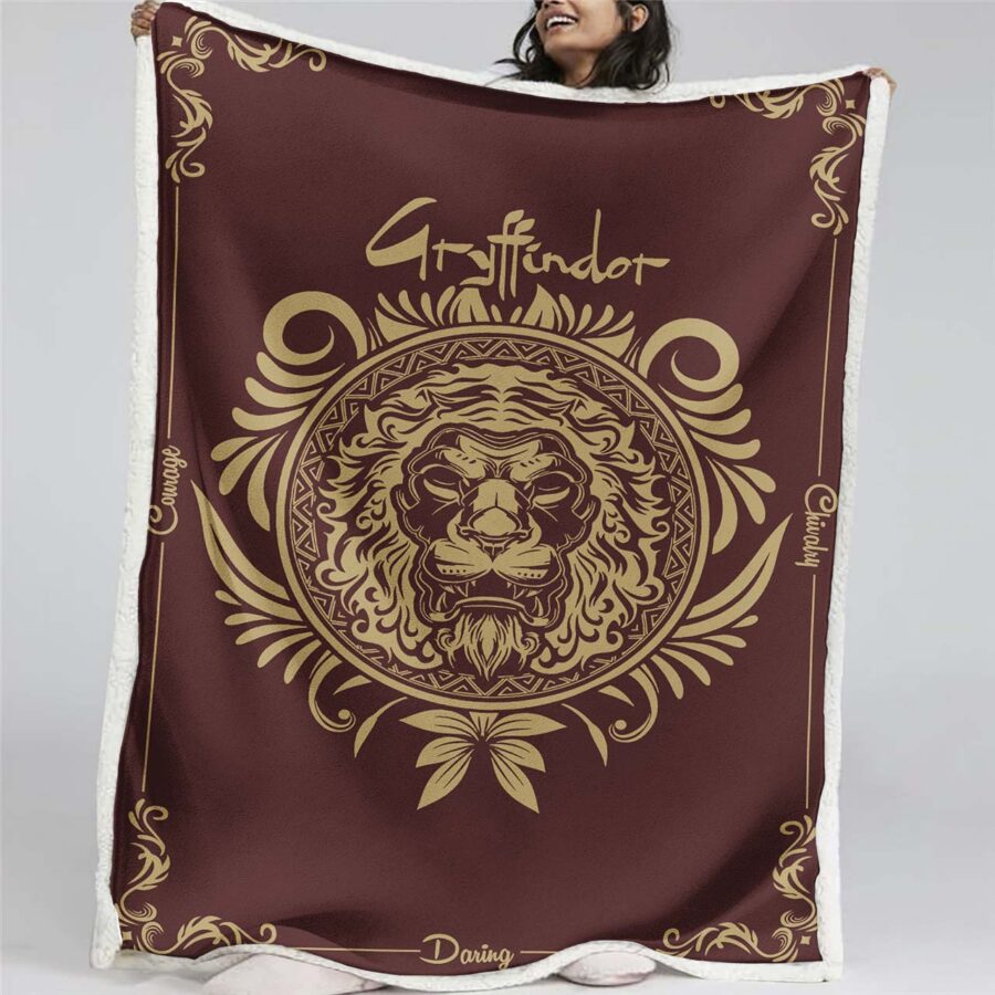 Gryffindor Harry Potter 3 Decke - Fleecedecke