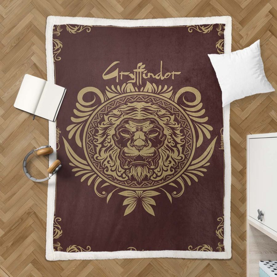Gryffindor Harry Potter 3 Decke - Fleecedecke – Bild 3