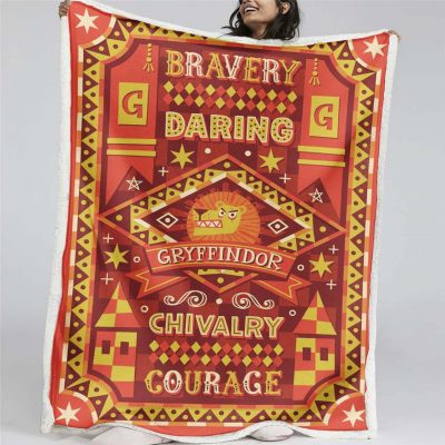 Gryffindor Harry Potter 4 Decke - Fleecedecke