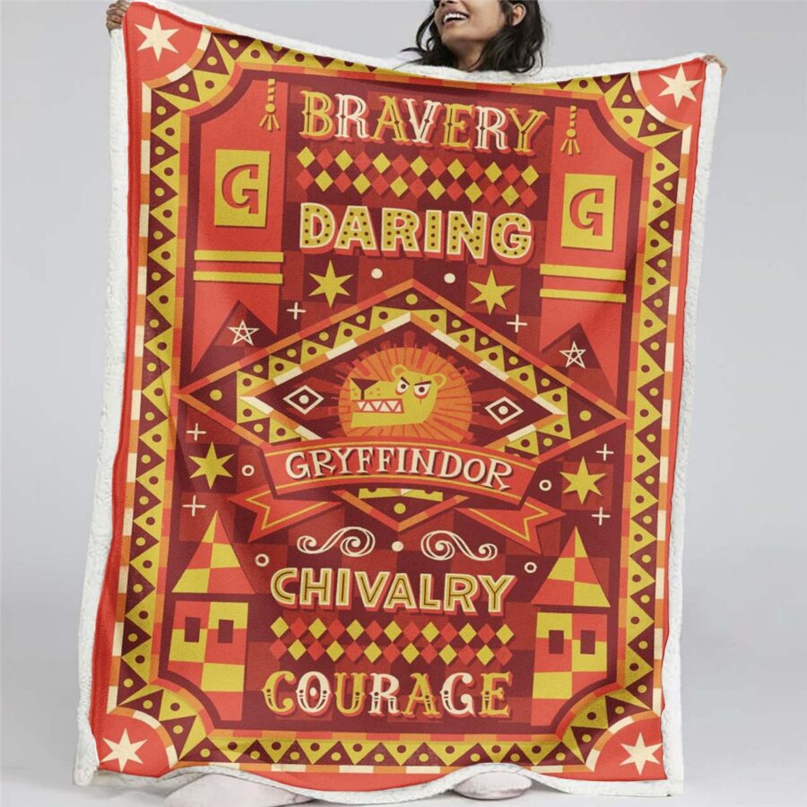 Gryffindor Harry Potter 4 Decke - Fleecedecke