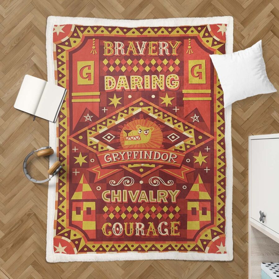 Gryffindor Harry Potter 4 Decke - Fleecedecke – Bild 3