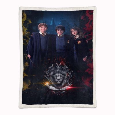 Alternative view of Gryffindor Harry Potter Charaktere Decke - Fleecedecke