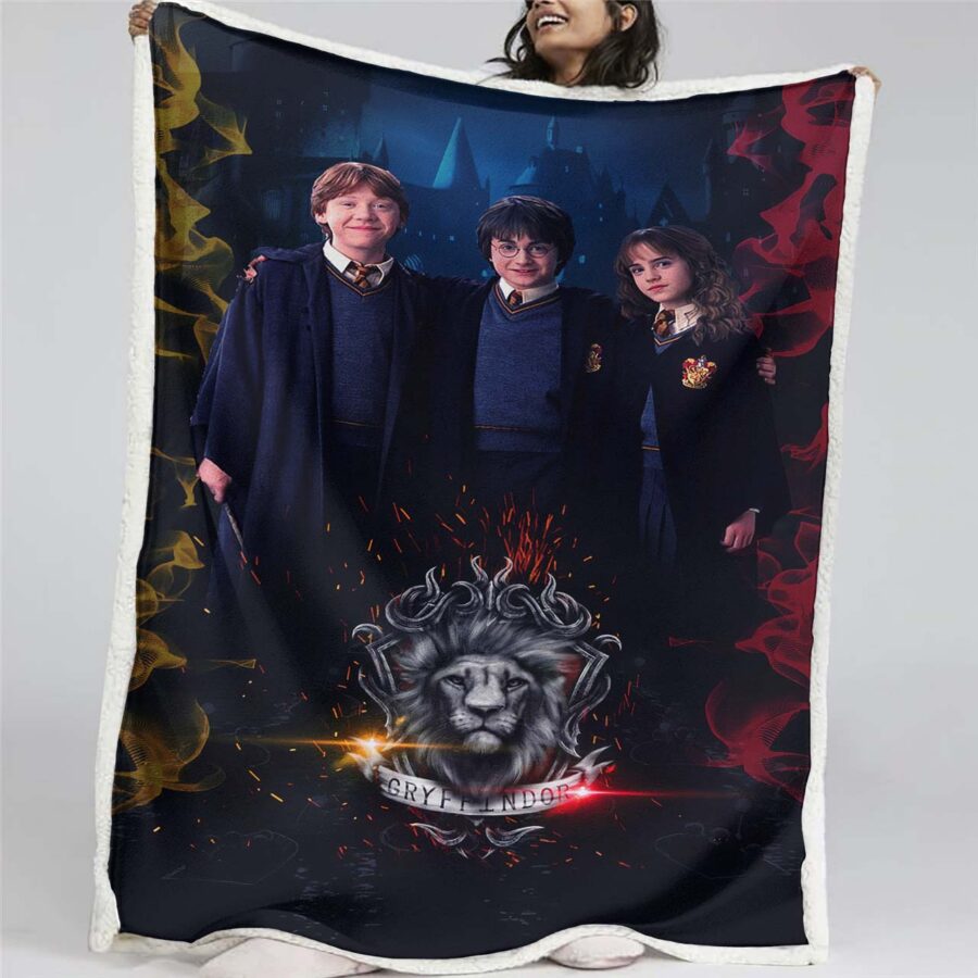 Gryffindor Harry Potter Charaktere Decke - Fleecedecke