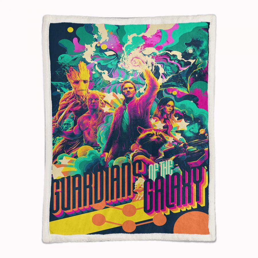 Guardians Galaxy Marvel Decke - Fleecedecke – Bild 2