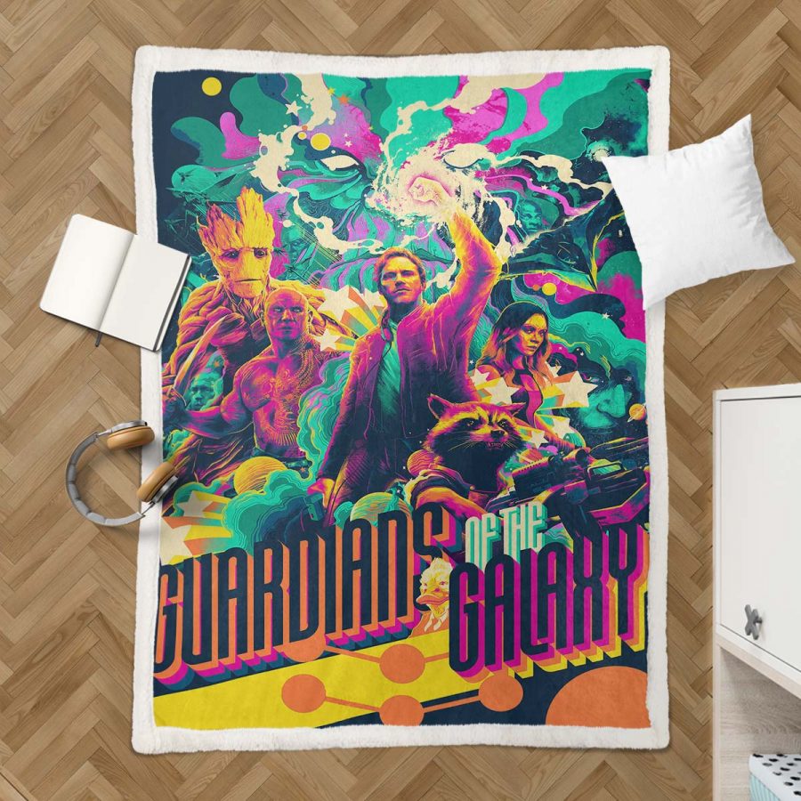 Guardians Galaxy Marvel Decke - Fleecedecke – Bild 3