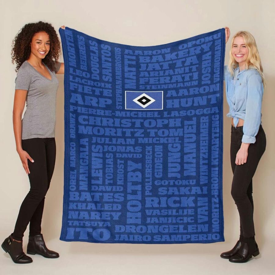 Hamburger SV HSV 10 Fleecedecke - Decke