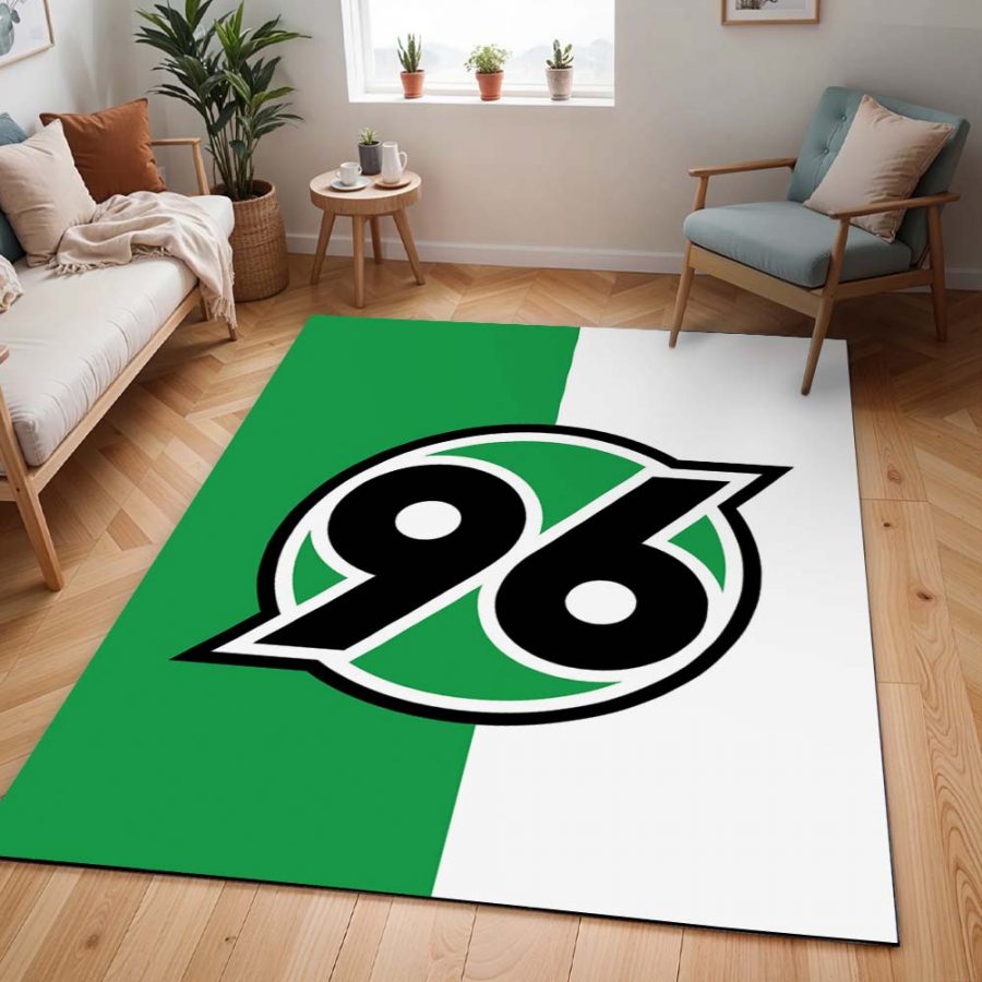 Hannover 96 grüner Hintergrund 02 Teppich – Bild 2