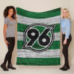 Hannover 96 grün holz Fleecedecke – Decke
