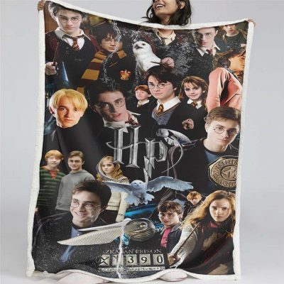 Harry Potter Alle Charaktere 1 Decke - Fleecedecke