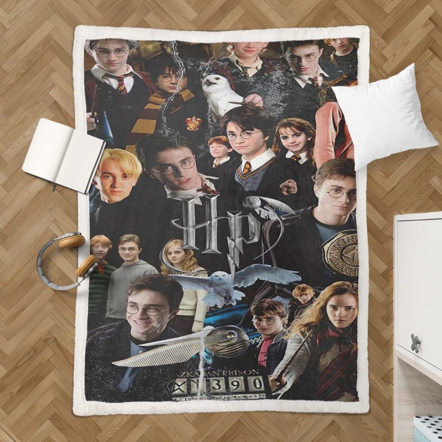 Harry Potter Alle Charaktere 1 Decke - Fleecedecke – Bild 3