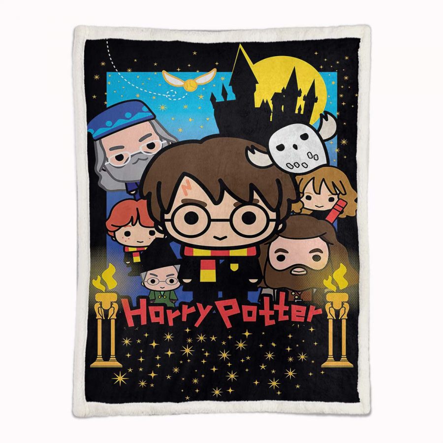 Harry Potter Alle Charaktere 4 Decke - Fleecedecke – Bild 2
