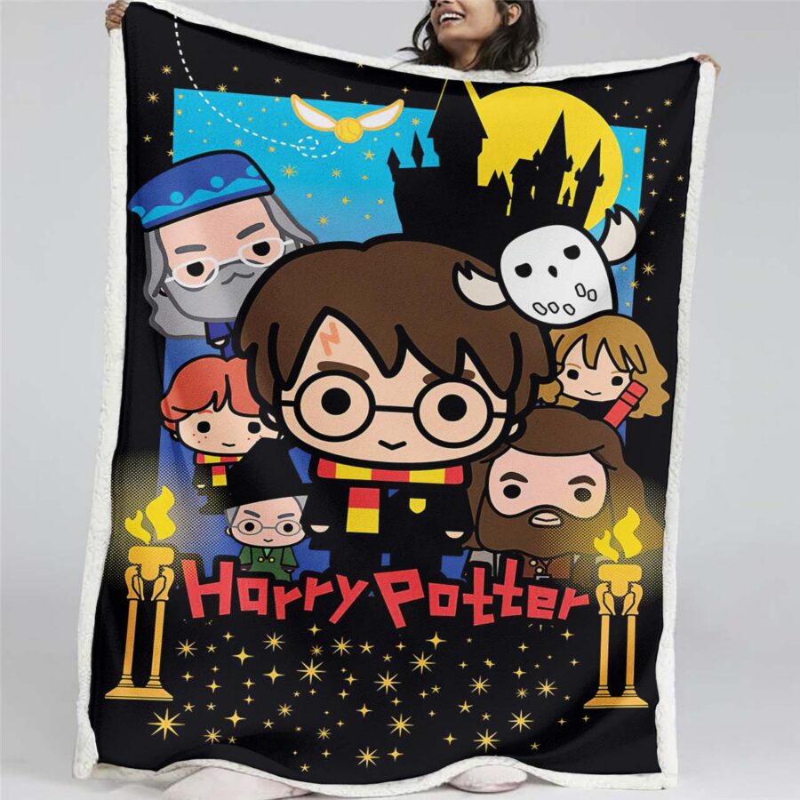Harry Potter Alle Charaktere 4 Decke - Fleecedecke