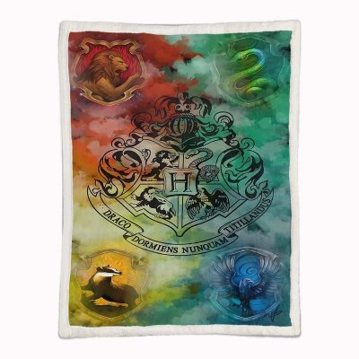 Alternative view of Harry Potter Hogwarts 01 Decke - Fleecedecke
