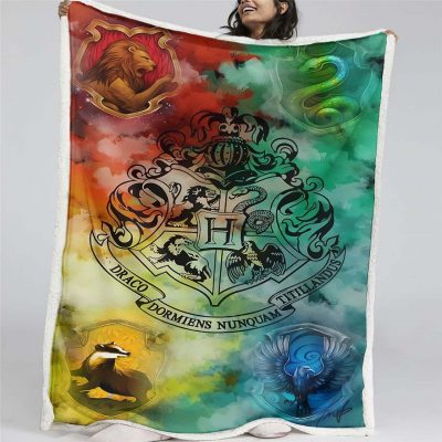 Harry Potter Hogwarts 01 Decke - Fleecedecke