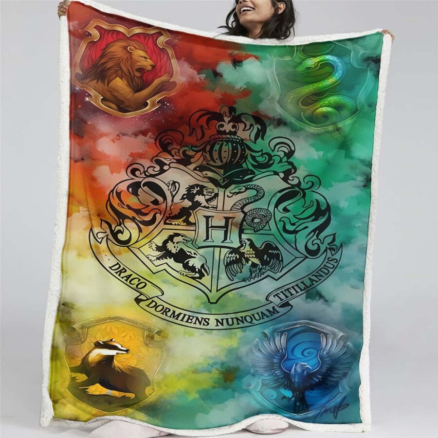 Harry Potter Hogwarts 01 Decke - Fleecedecke