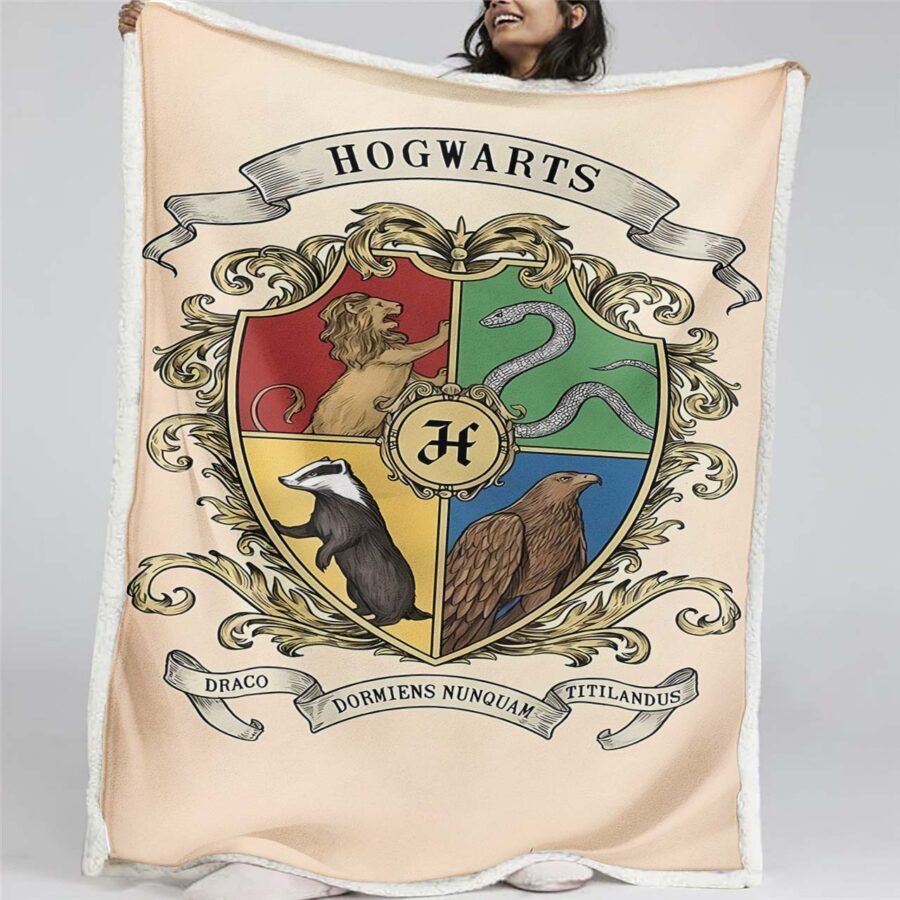 Harry Potter Hogwarts 02 Decke - Fleecedecke