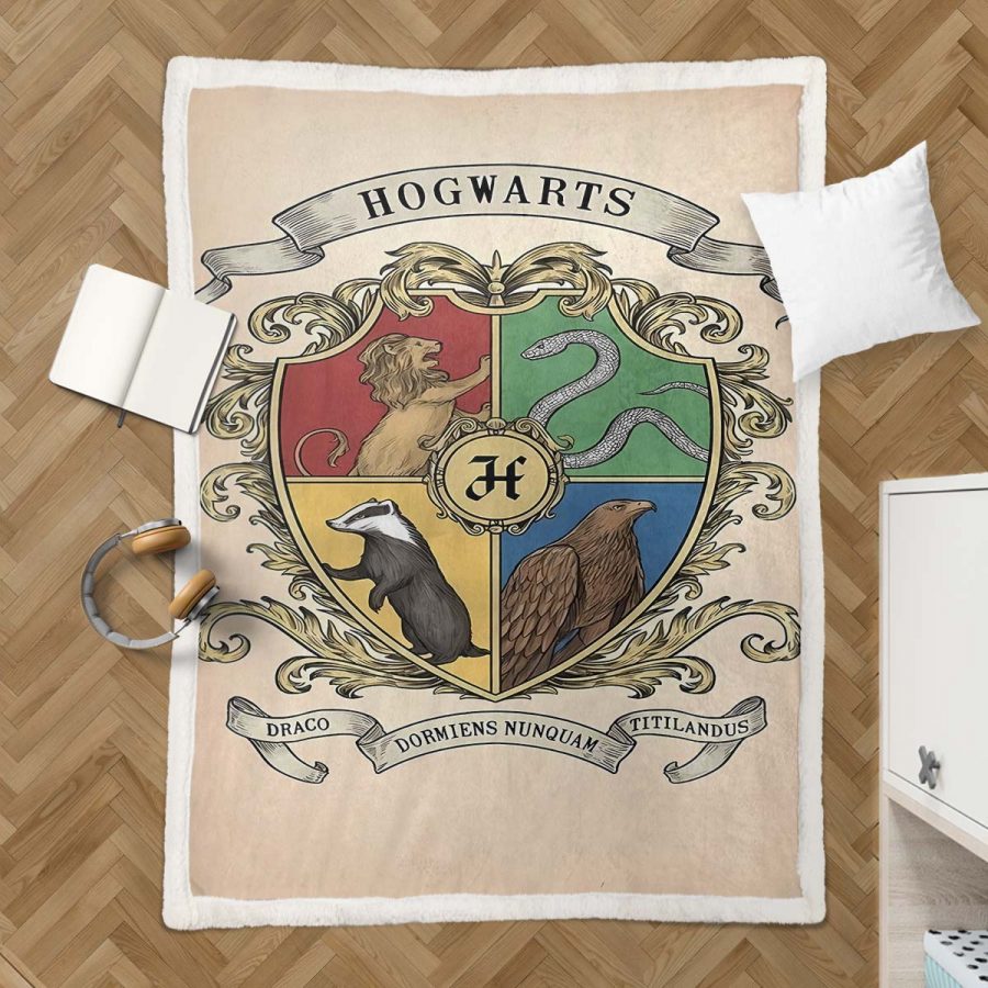 Harry Potter Hogwarts 02 Decke - Fleecedecke – Bild 3