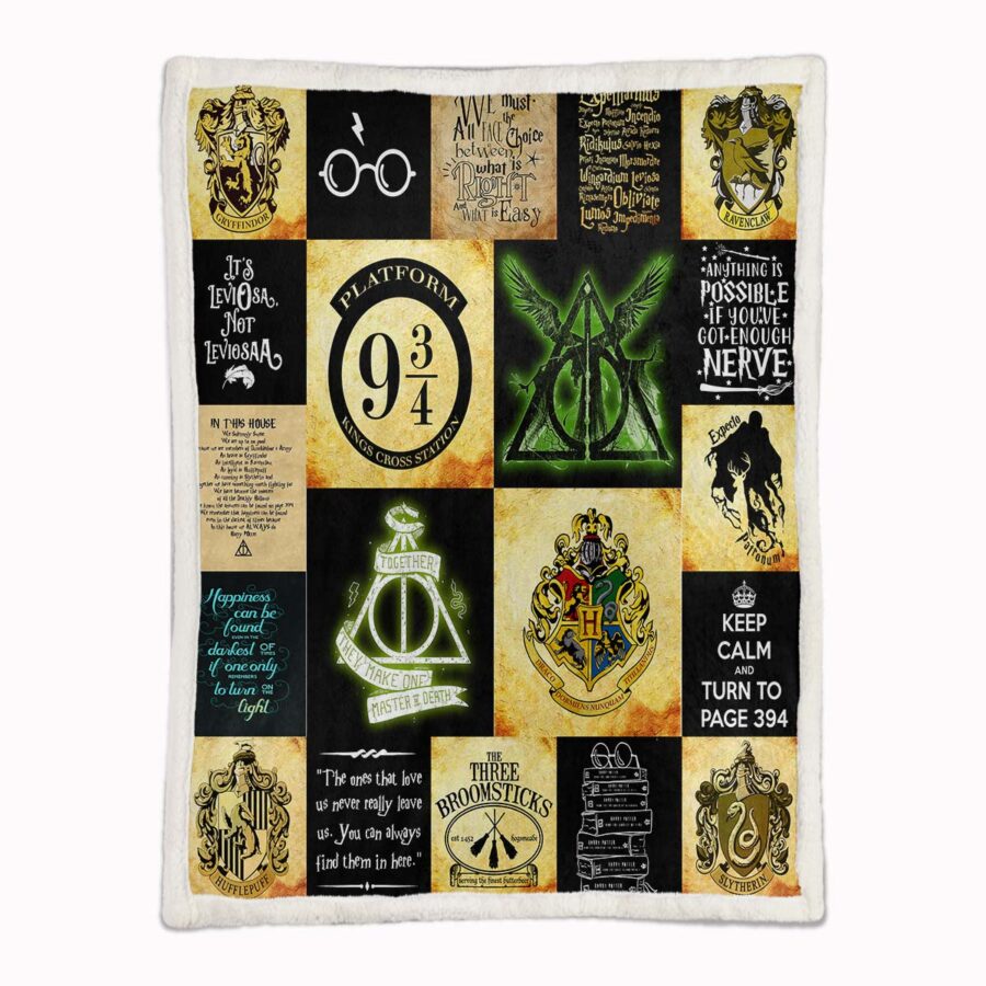 Harry Potter Hogwarts 03 Decke - Fleecedecke – Bild 2