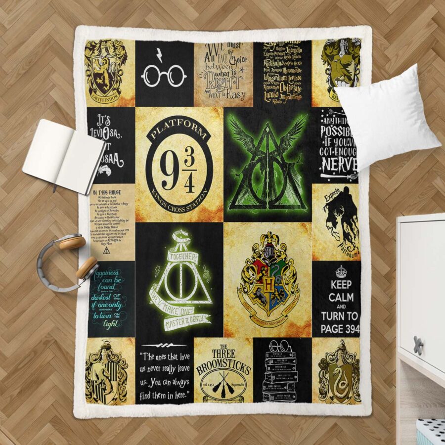 Harry Potter Hogwarts 03 Decke - Fleecedecke – Bild 3