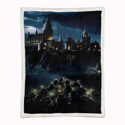 Alternative view of Harry Potter Hogwarts 04 Decke - Fleecedecke