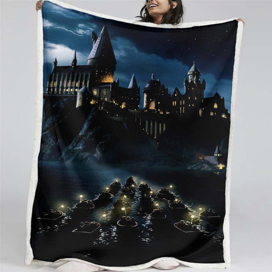Harry Potter Hogwarts 04 Decke - Fleecedecke